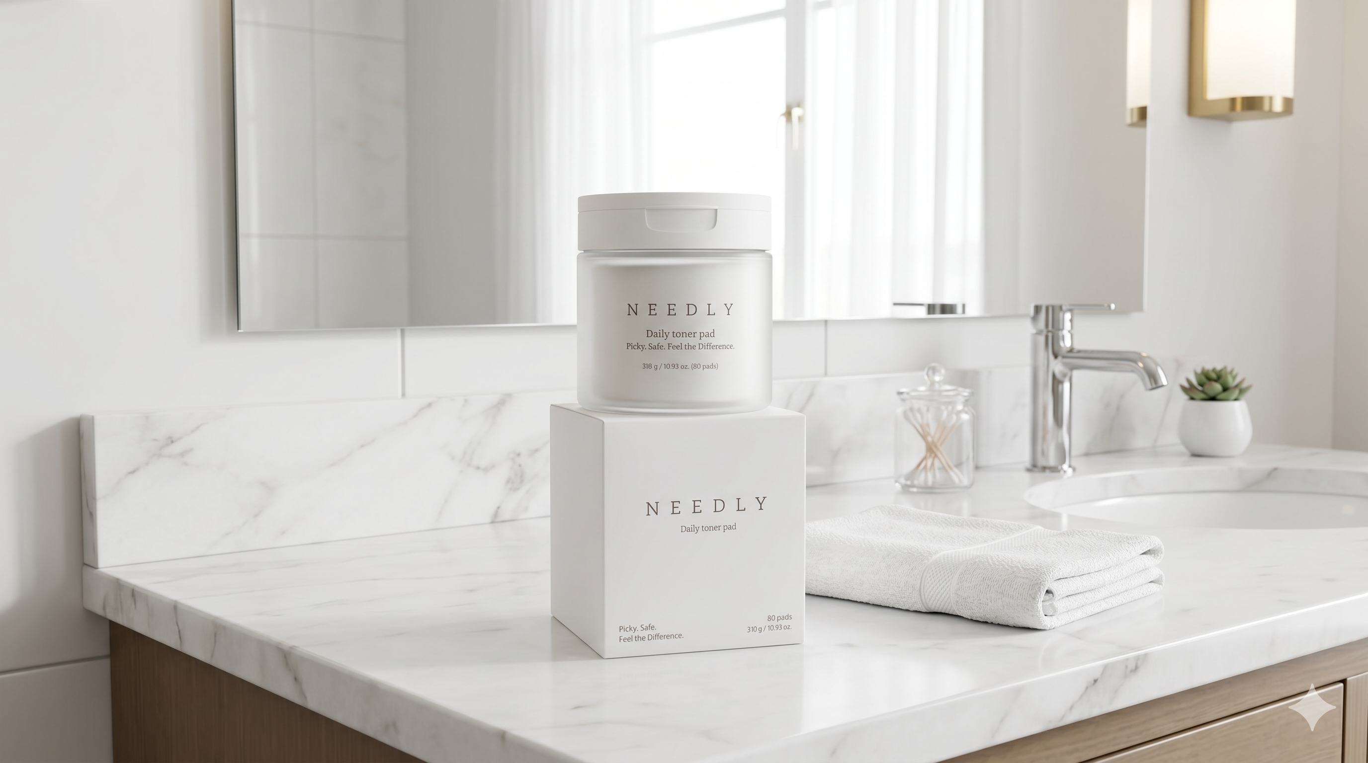 朝も夜も手放せない。ひたひたの大判パッドで潤う「Needly（ニードリー）」のトナーパッド